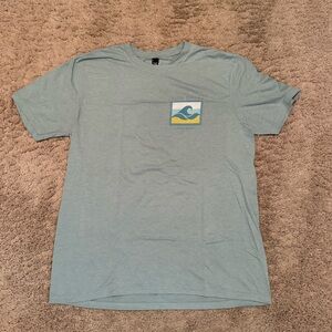 Koloa Surf Co Sea Green T Shirt Size Large (L)